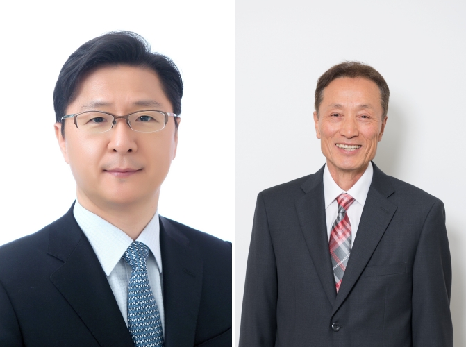 ▲험태진 최고운영책임자(왼쪽)와 박준태 최고과학책임자 (사진제공=일리아스바이오로직스)