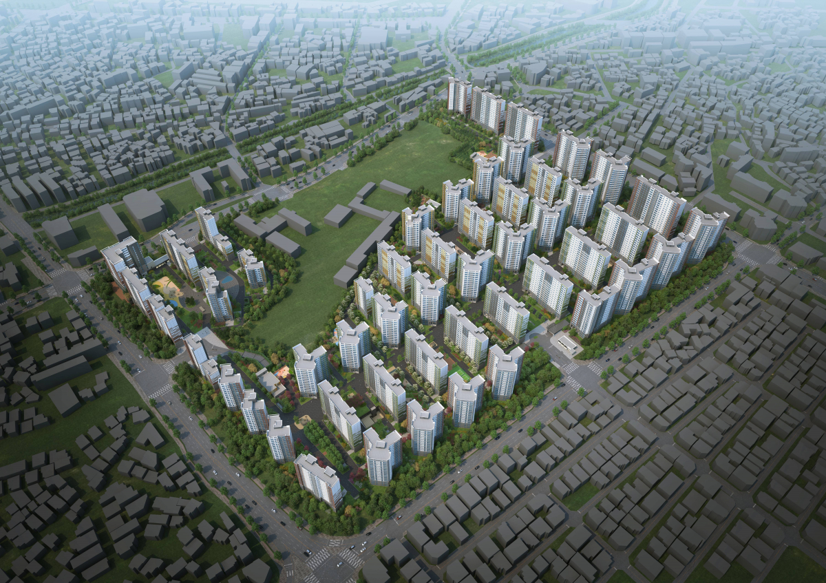 ▲매교역 푸르지오 SK뷰 조감도. (자료 제공=더피알)