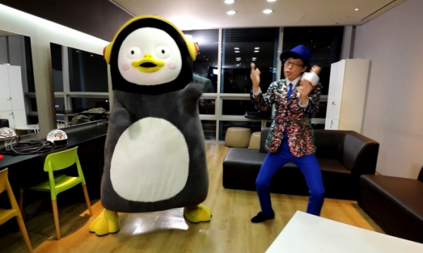 ▲'놀면 뭐하니' 유산슬, 펭수(사진제공=MBC)