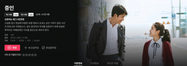 ▲증인(사진제공=왓챠플레이)