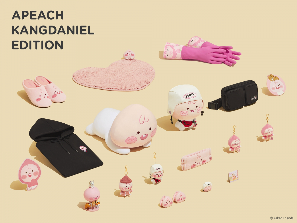 ▲‘어피치 강다니엘 에디션’ 이미지.  (사진제공=카카오프렌즈)