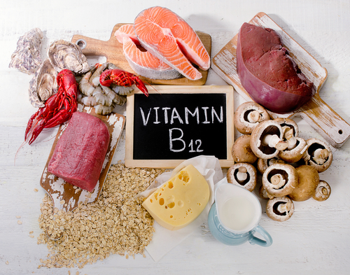 ▲육류, 생선 등 비타민B12가 함유된 식품들