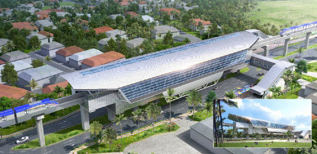 ▲파나마 메트로 3호선 프로젝트 조감도. (현대건설)