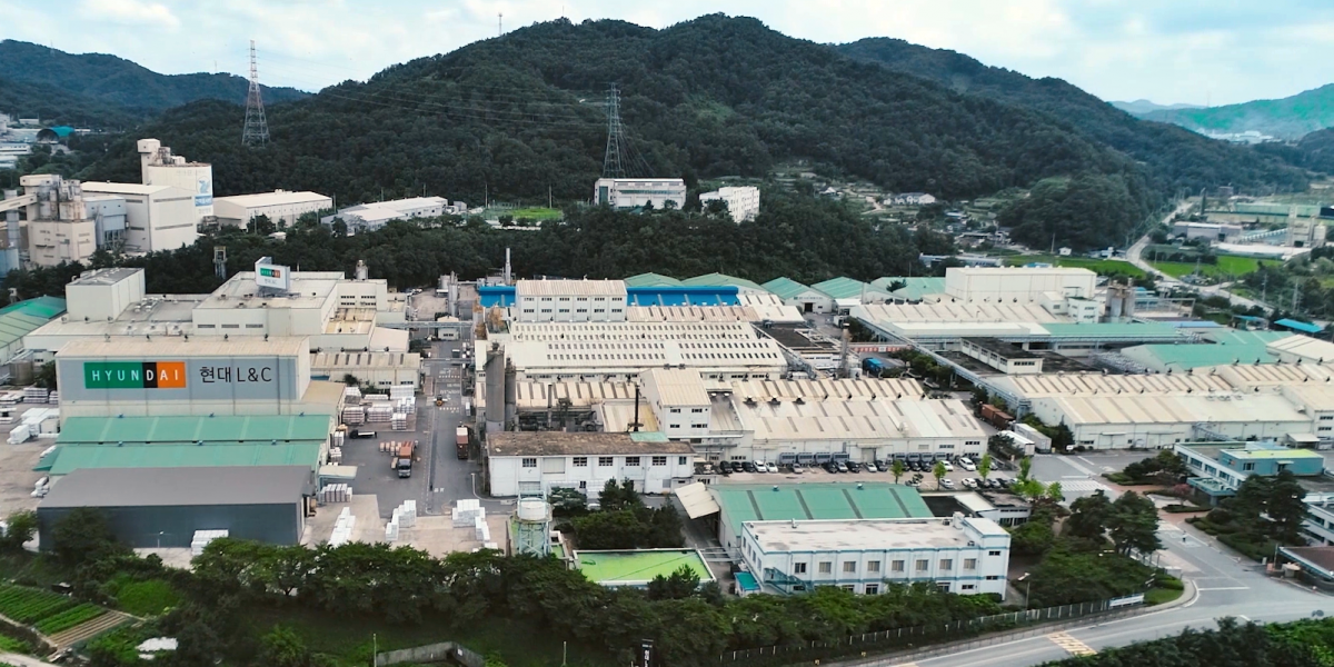 ▲현대L&C 세종공장 전경 