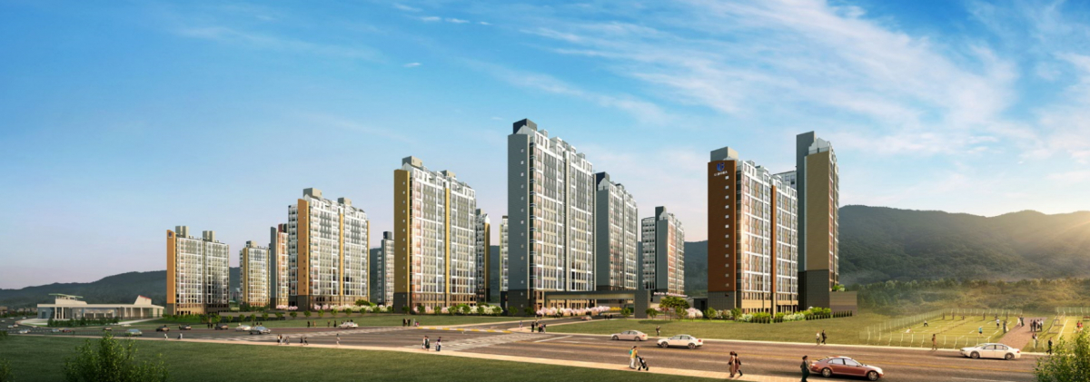 ▲경남 창원시 '성산 반도유보라 아이비파크' 투시도 (자료 제공=함스피알)