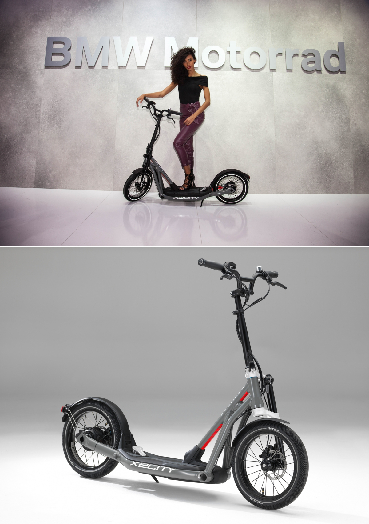 ▲전동 스쿠터도 BMW가 만들면 다르다. 커다란 바퀴 덕에 안정적으로 달리고 주행감각도 경쟁 스쿠터를 앞지른다. 20kg에 달하는, 엄청나게 늘어난 무게는 어쩔 수 없는 현실.   (사진제공=BMW 모토라드)