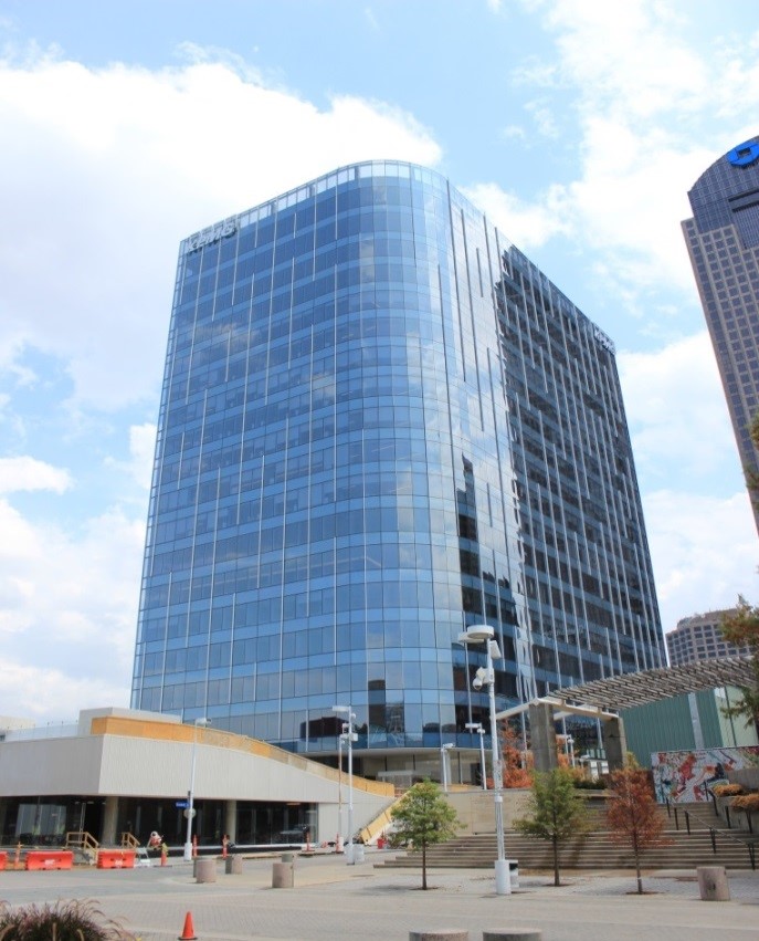 ▲미국 텍사스주 달라스 오피스 빌딩 전경. (사진제공=키움투자자산운용)