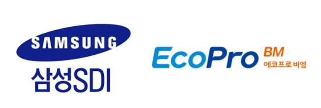 ▲(왼쪽) 삼성SDI (오른쪽) 에코프로비엠 로고. (회사 홈페이지)