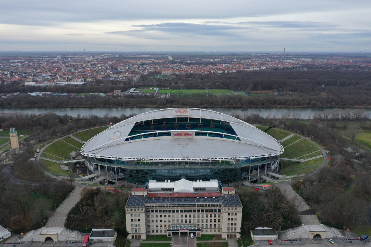▲라이프치히 홈구장 전경 (사진제공=한화큐셀)