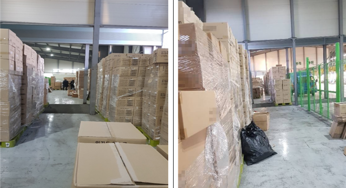 ▲단속 현장 모습. (사진제공=식품의약품안전처)