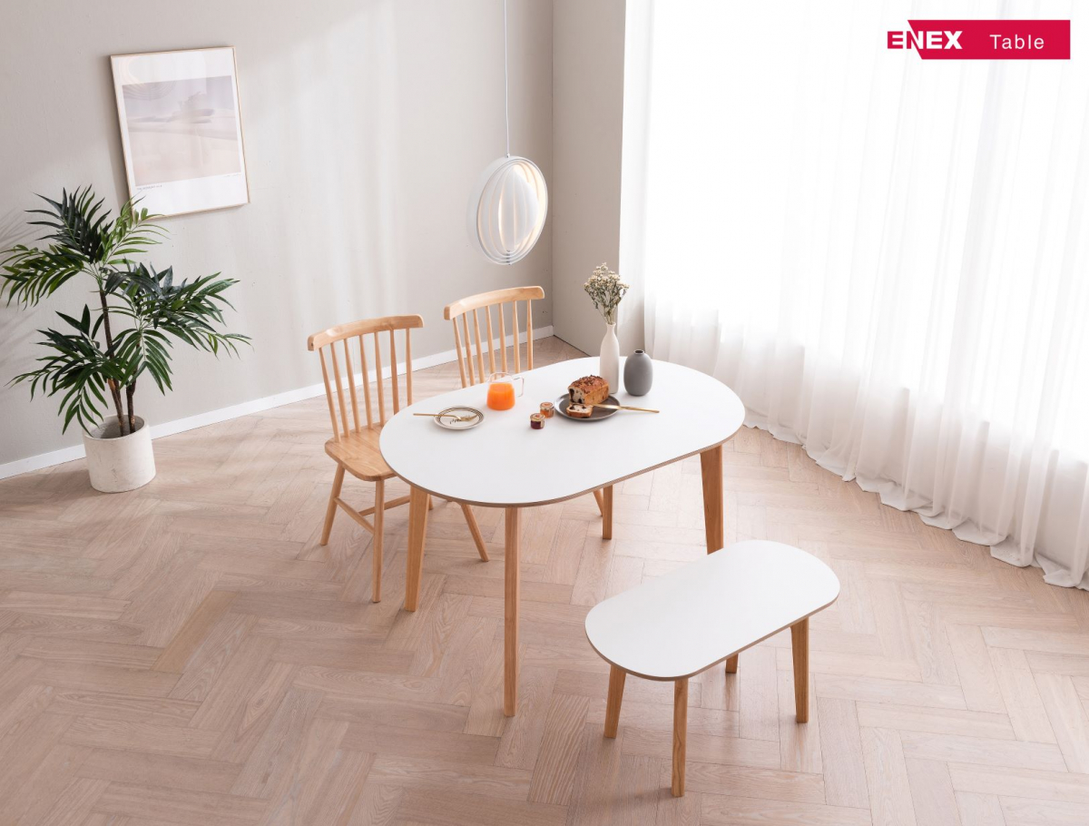 ▲‘ET 키튼 이태리 나노클린 식탁' (사진제공=에넥스)