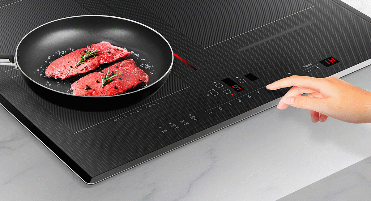 ▲‘NEW 쿠쿠 초고온 3구 인덕션’ (사진제공=쿠쿠)