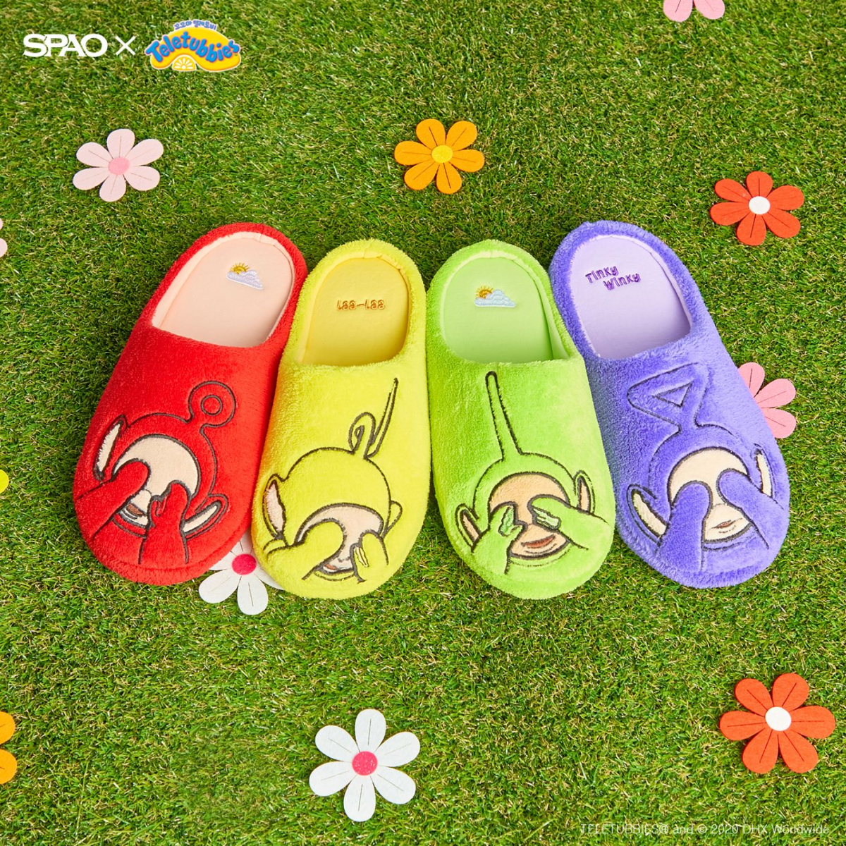 ▲스파오 텔레토비 룸슈즈 (사진제공=스파오)