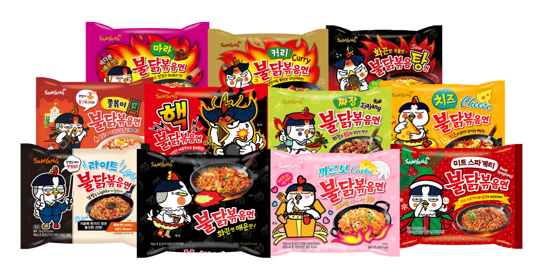 ▲불닭시리즈 (삼양식품)