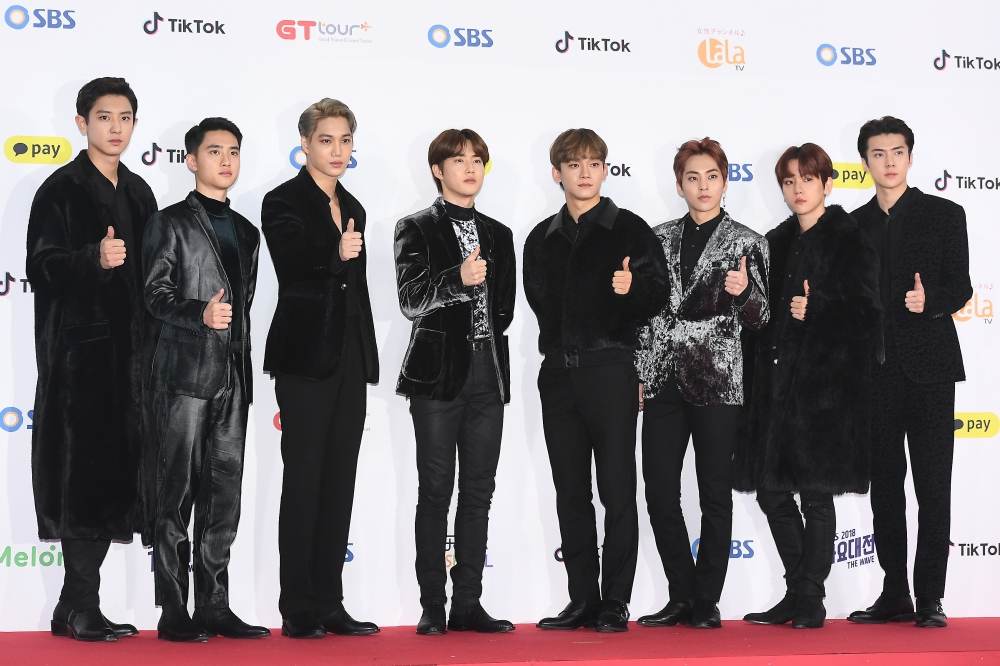 ▲SM엔터테인먼트 소속 아이돌 엑소.  (비즈엔터DB)