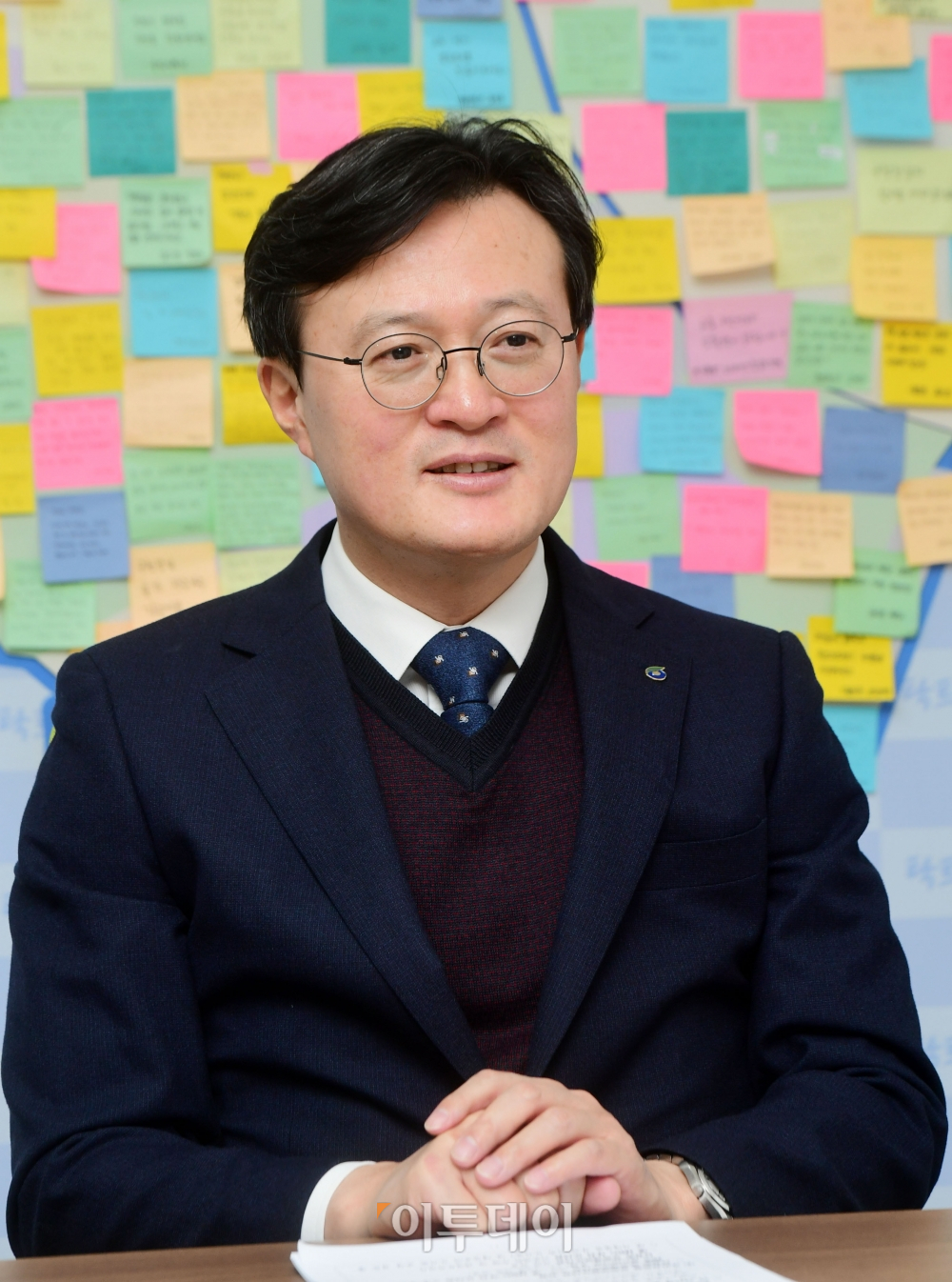 ▲채현일 영등포구청장이 17일 서울 영등포구청장실에서 이투데이와 인터뷰를 하고 있다.  (고이란 기자 photoeran@)