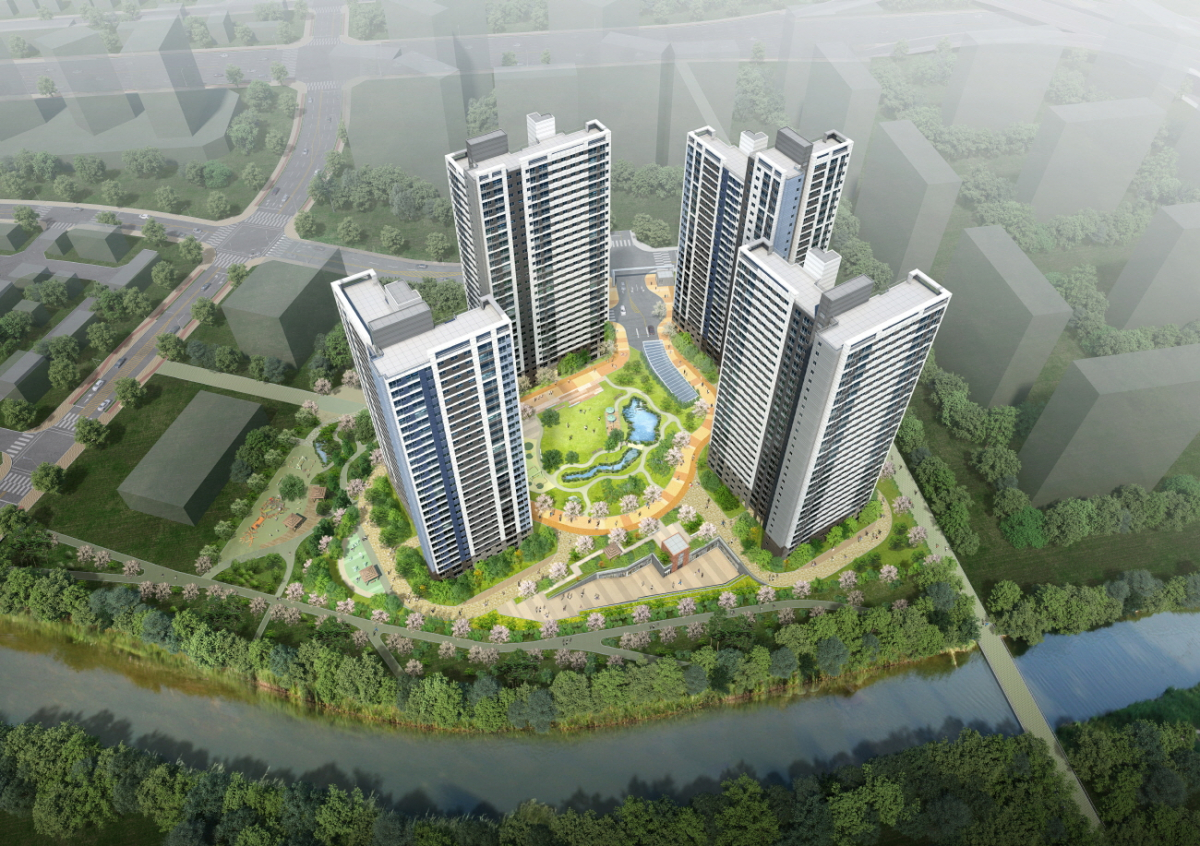 ▲우미건설이 다음 달 인천 서구에서 분양할 '검단신도시 우미린 2차' 아파트 조감도. (자료 제공=우미건설)