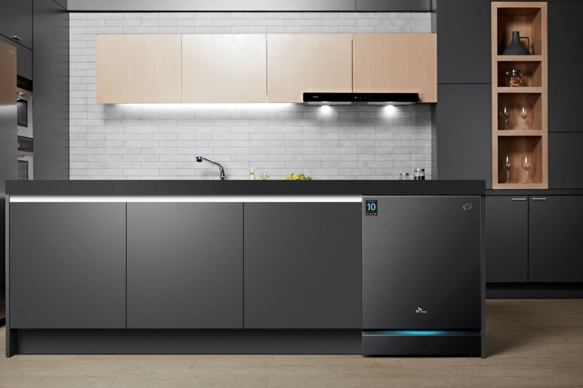 ▲ SK매직 파워워시 식기세척기 '터치 온' (사진제공=SK매직)