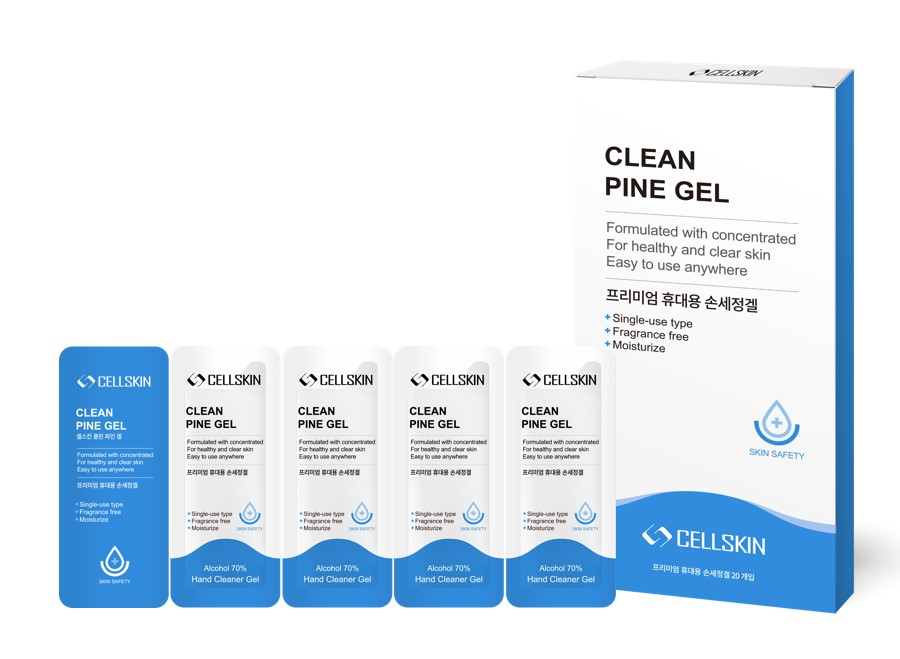 ▲지티지웰니스의 셀스킨 프리미엄 휴대용 손세정 겔  (지티지웰니스)