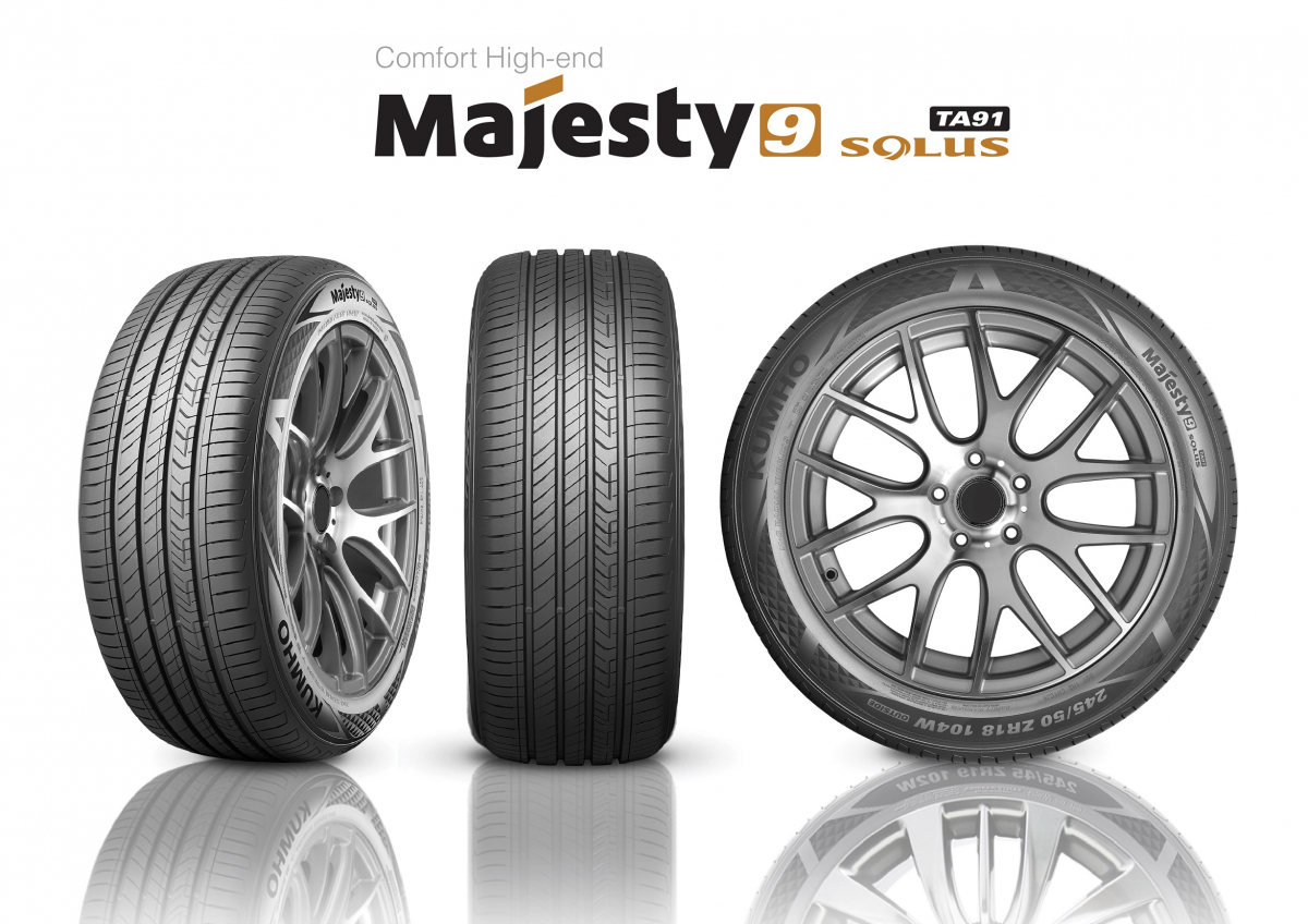 ▲금호타이어 고성능타이어 Majesty9 Solus TA91  (사진제공=금호타이어)