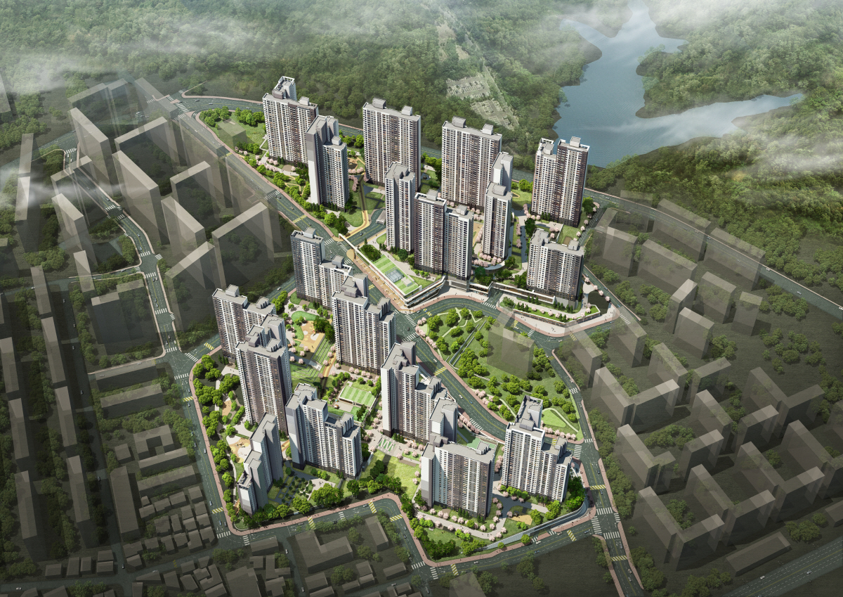 ▲신영 ‘울산 지웰시티 자이’ 아파트 조감도.
