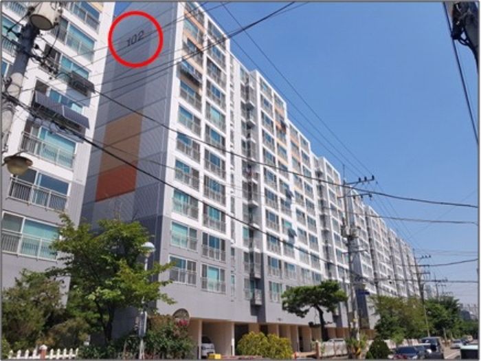 ▲서울 중랑구 면목동 1505 면목동아남리치카운티 102동. (사진 제공=지지옥션)