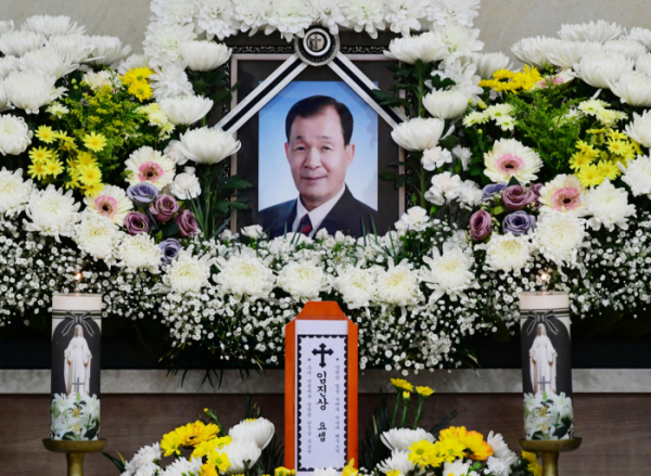 ▲임희춘 빈소 사진(사진=사진공동취재단)