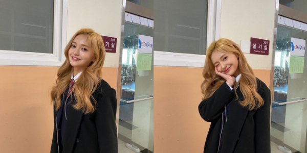 ▲‘프로듀스48’ 김초연(사진제공=김초연 SNS)