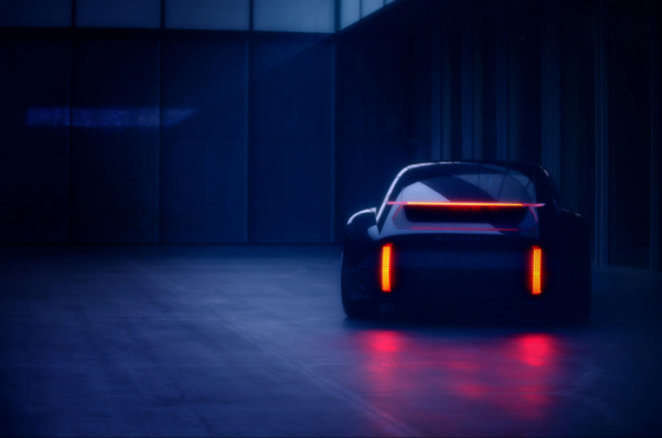 ▲현대자동차의 미래 디자인 방향성을 담아낸 새로운 EV 콘셉트카 ‘프로페시(Prophecy)’의 티저 이미지  (사진제공=현대차)