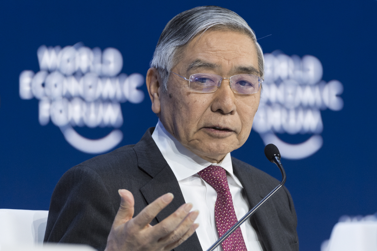 ▲구로다 하루히코 일본은행 총재. EPA연합뉴스
