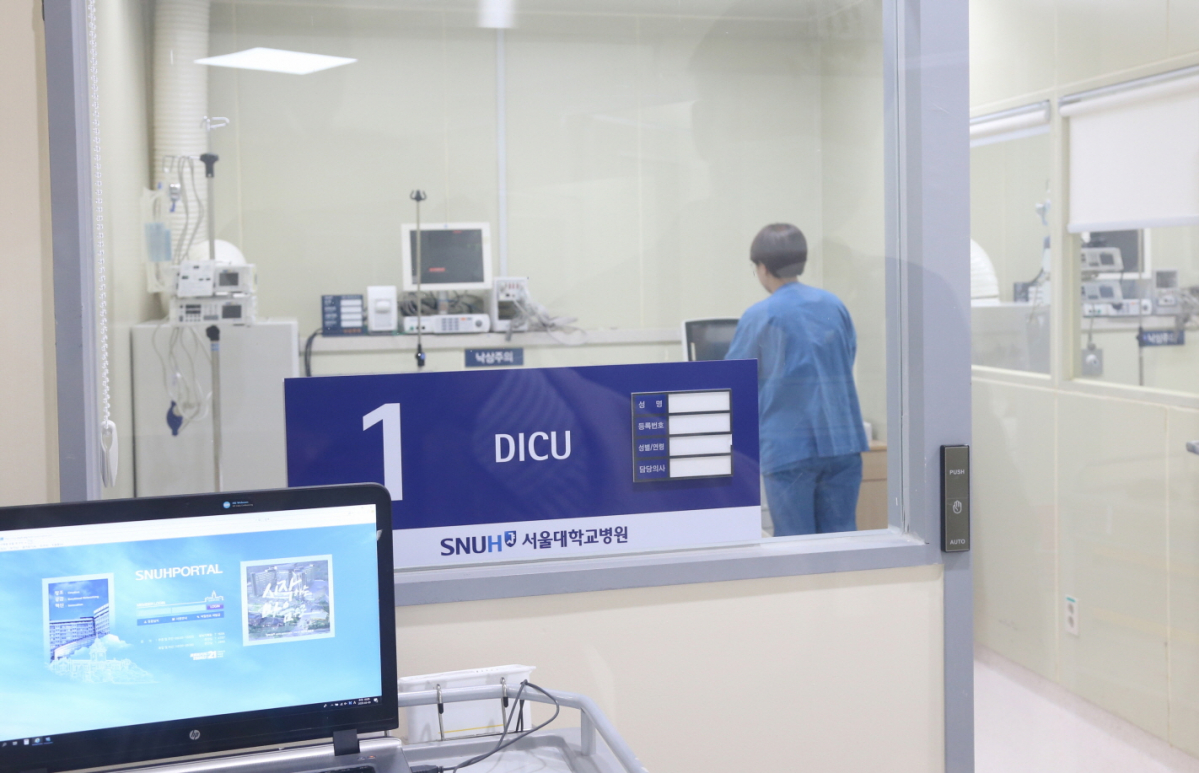 ▲위기대응중환자실 내부 (서울대병원)
