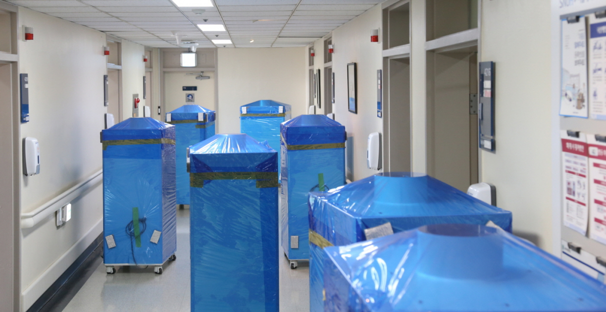 ▲위기대응병동에 설치될 음압 장비
(서울대병원)