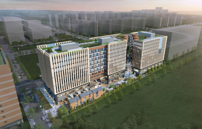 ▲한라 '김포한강신도시 지식산업센터' 조감도. (한라)