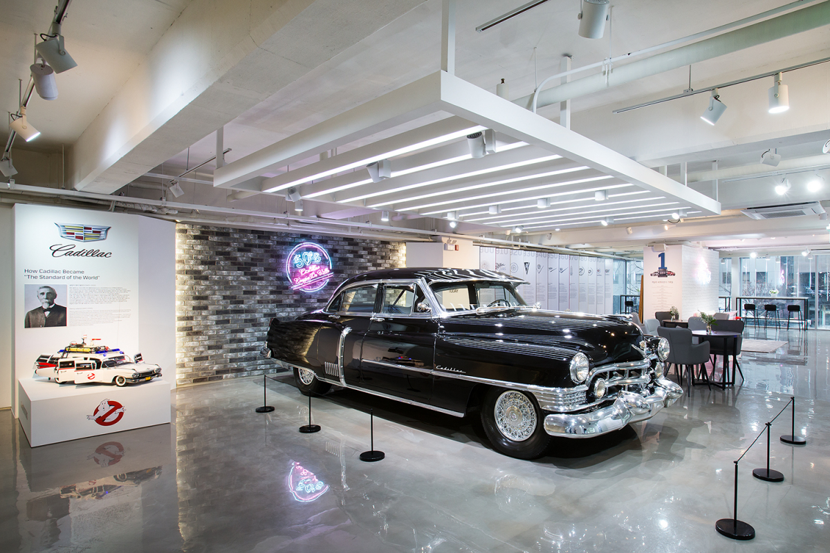 ▲캐딜락이 미국의 예술과 패션, 디자인, 생활방식 등을 경험할 수 있는 복합 문화체험 공간 '캐딜락 하우스 서울'을 새로 단장해 개관했다.  (사진제공=캐딜락)