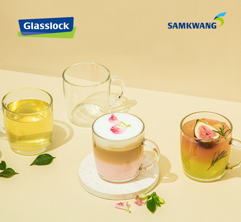 ▲글라스락 내열강화 컵류 3종 (사진제공=삼광글라스)