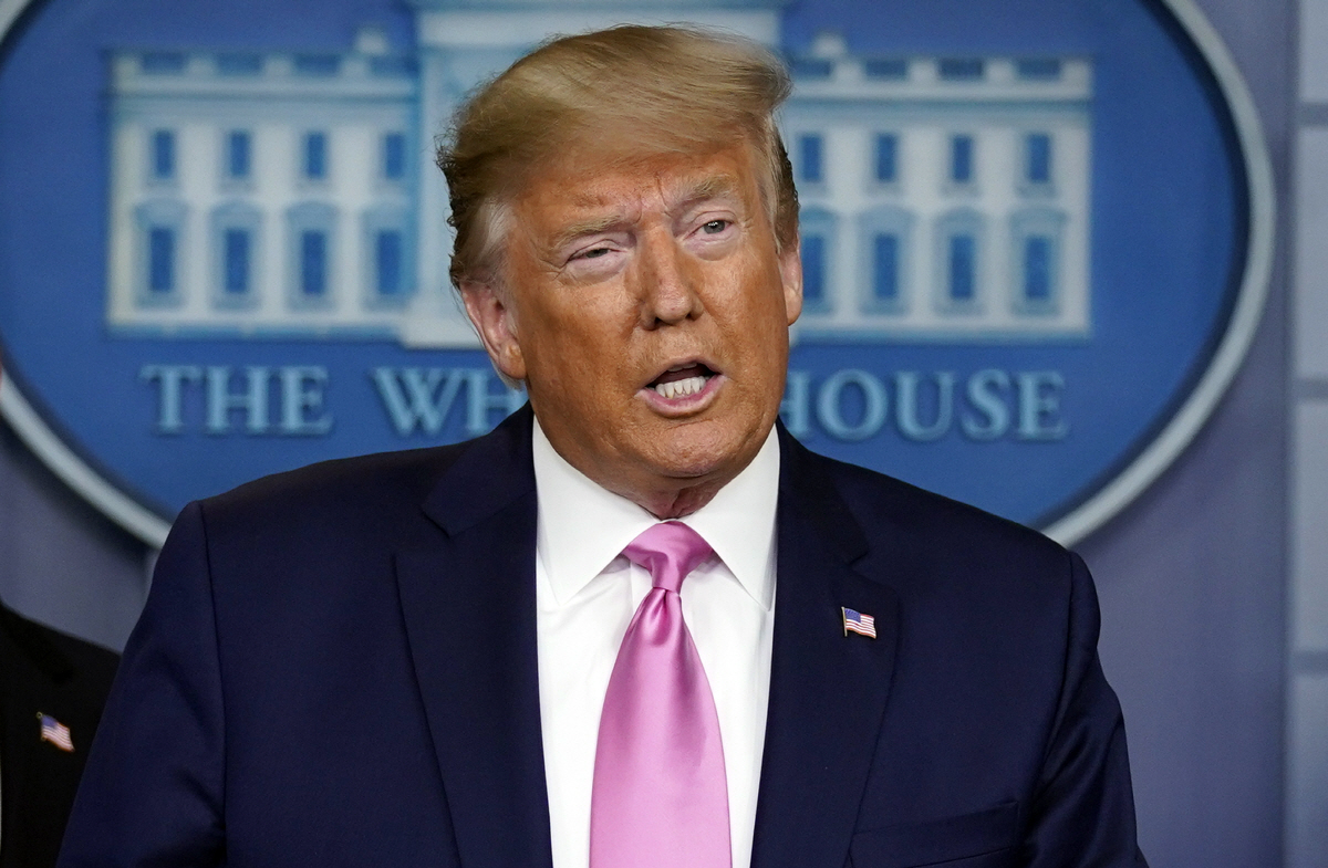 ▲도널드 트럼프 대통령. 워싱턴/AP연합뉴스