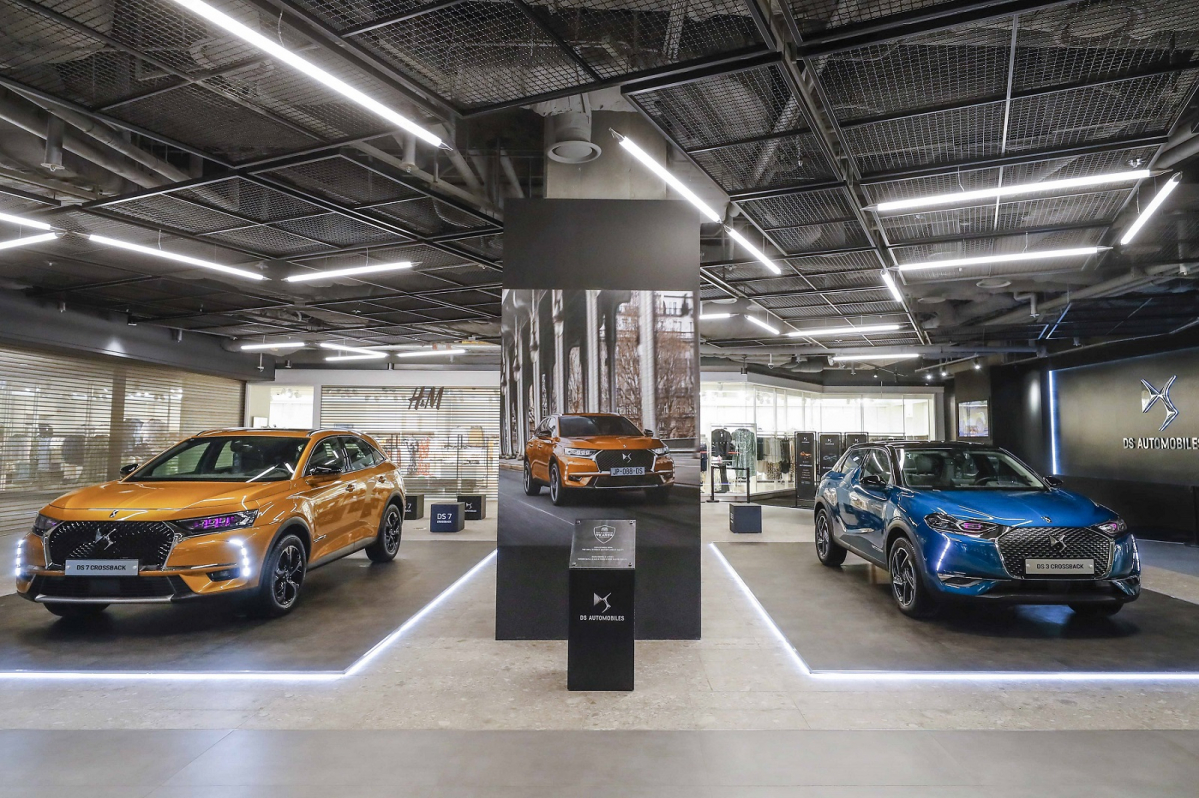 ▲ DS 오토모빌(DS)이 이달 13일부터 내달 19일까지 서울시 용산구 HDC 아이파크몰에서 팝업스토어를 열고 브랜드의 전 라인업을 전시한다.  (사진제공=DS오토모빌)