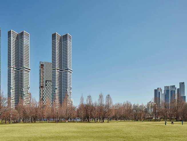 ▲대림산업이 서울 성수동에 짓고 있는 '아크로 서울 포레스트' 전경. (대림산업)