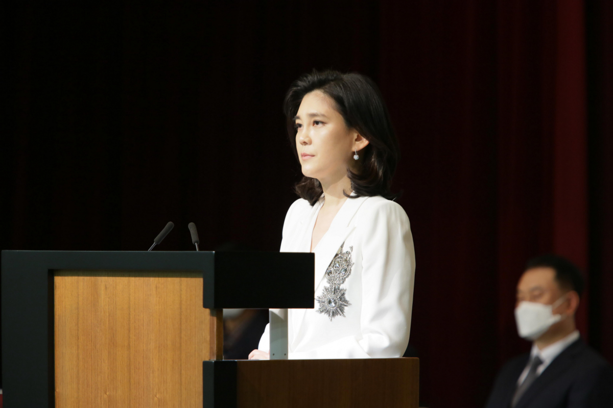 ▲제47회 호텔신라 정기 주주총회에 참석한 이부진 호텔신라 사장 (사진제공=호텔신라)