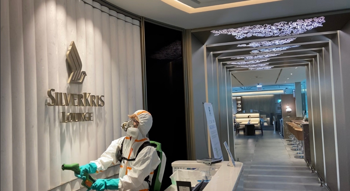 ▲인천국제공항 내 싱가포르항공 비즈니스 라운지인 ‘실버크리스 라운지’에 SD999 항균코팅서비스 완료 (에스디랩코리아)