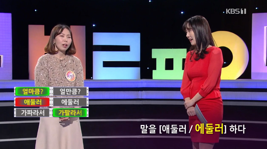 (출처=KBS1 '우리말 겨루기' 방송캡처)