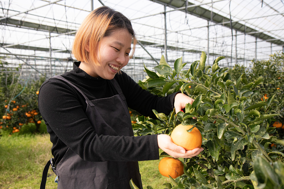 ▲한나농장의 젊은 농부 김한나 씨