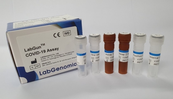 ▲랩지노믹스가 개발한 신종 코로나바이러스 감염증(코로나19) 진단키트 'LabGun COVID-19 Assay'. (제공=랩지노믹스)