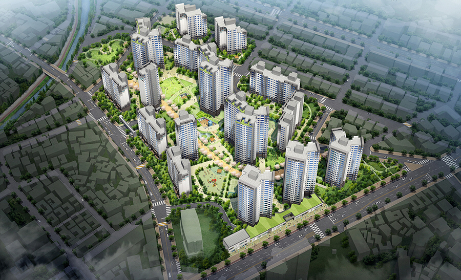 ▲‘래미안 용두 6구역’(가칭) 아파트 조감도. (자료 제공=삼성물산)