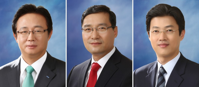 ▲왼쪽부터 △양승열 품질관리실장(부대표) △허세봉 심리실장(부대표) △이호준 COO(전무).   (사진제공=삼정KPMG)