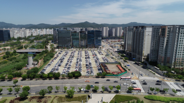 ▲경기 성남시 분당구 삼평동 '판교구청 부지' 전경. (사진 제공=성남시)