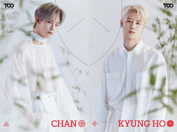 ▲TOO 찬, 경호(사진제공=스톤뮤직엔터테인먼트, n.CH엔터테인먼트)