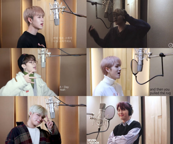 ▲세븐어클락의 커버송(사진제공=포레스트네트워크)