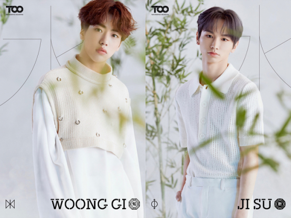 ▲TOO 웅기, 지수(사진제공=스톤뮤직엔터테인먼트, n.CH엔터테인먼트)