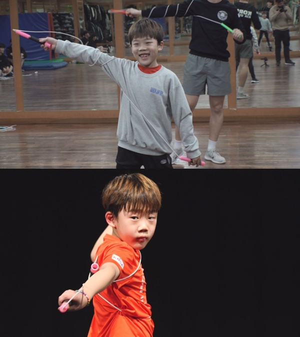 ▲'순간포착 세상에 이런 일이' 9세 줄넘기 신동(사진제공=SBS)